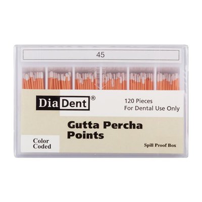 Gutap.čepy DiaDent 045 kalibrované, kón. 2%