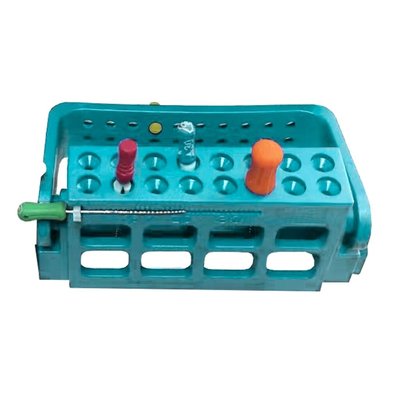 Stojánek na endo nástroje pro 16ks, Sky Blue