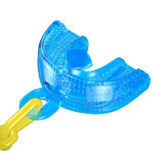 Trainer Myotalea® Myochew™ Niebieski dla dzieci w wieku od dwóch do ośmiu lat Ortodontyczna wkładka-szczoteczka do żucia