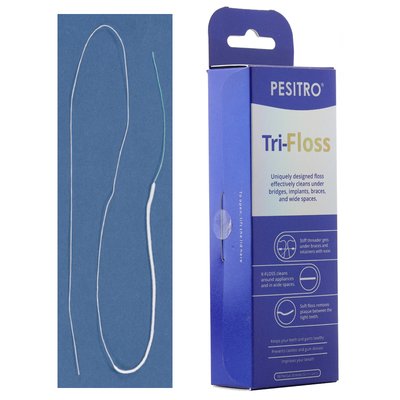 Tri-Floss zubní nit - 1 balení – 50 ks