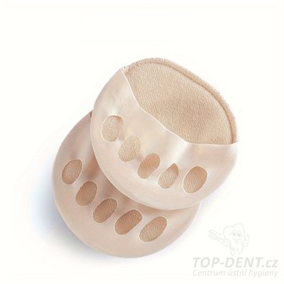 Textilní chránič spodní části prstů chodidla (béžový), pár