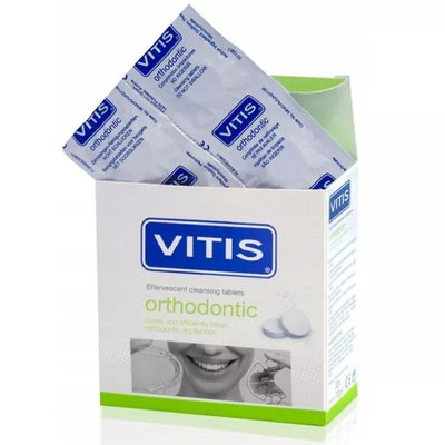 VITIS ORTHODONTIC tabletki czyszczące do aparatu ortodontycznego 32szt