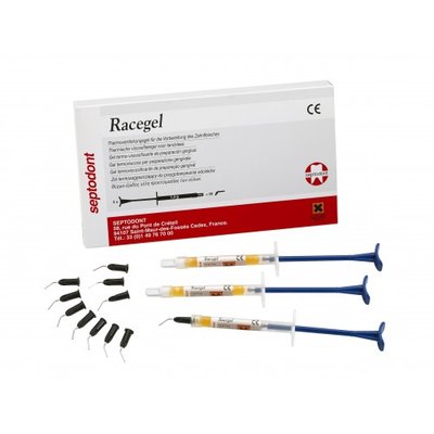 Racegel, 3 tuby á 1,4 g + 30 aplikačních špiček - doprodej