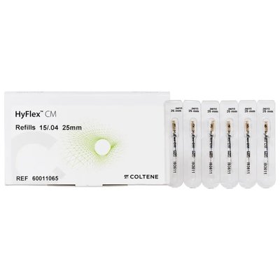 COLTENE HyFlex®CM Pilník 25mm Taper 04 ISO 015 6ks