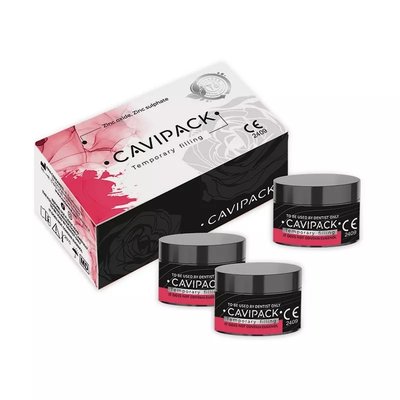 Cavipack wypełnienie tymczasowe 3 x opakowanie 10g Cerkamed