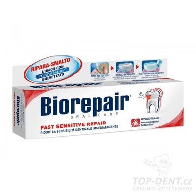 Biorepair Fast Sensitive Repair zubní pasta, 75 ml