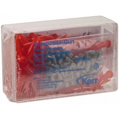 Kanyly a pístky pro nízkoviskózní materiály 100 ks (oranžové)