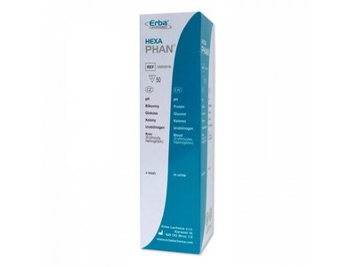 hexaPHAN - PH, bílk., glukosa, urobilin, ketolátky, krev, 50Ks