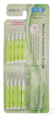 Mizuha mezizubní kartáčky S 1,00 mm (zelená),15 ks
