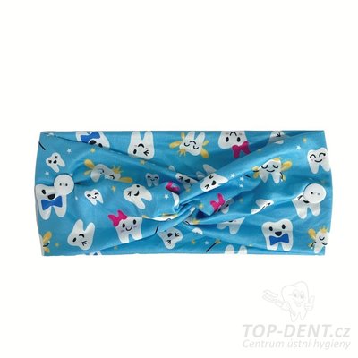 Čelenka s dentálním motivem, 1 ks (vzor 1)