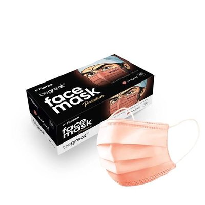 Ústenky BeGreat Premium, coral pink, 50ks s gumičkou