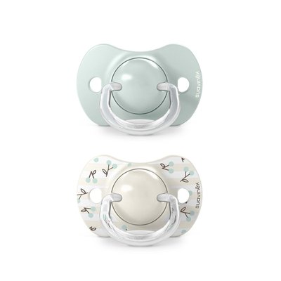 Suavinex SX PRO 0-6 m Birdies dudlík 2 ks - zelený