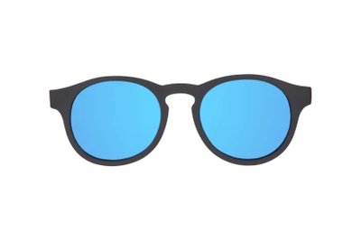 BABIATORS Polarized Keyhole Jet Black, polarizační zrcadlové sluneční brýle, černé, 3-5 let