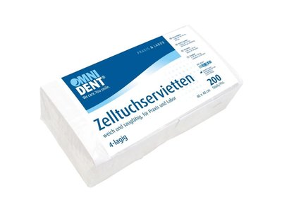 OMNI Papírové ubrousky, 4vrstvé, 200ks