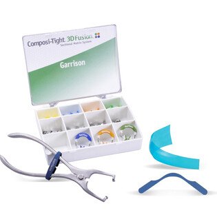 Composi-Tight 3D Fusion Firm Matrix Intro Kit "ALL IN ONE" (3 pierścienie, 80 klinów, 70 formówek, kleszcze, 4 VariStrip, 5 MEB)