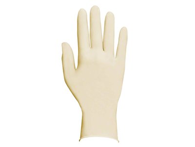 Rukavice LATEX 100ks přírodní Premium vel. M