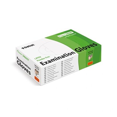 Vyšetřovací rukavice Flower latex, nepudrované, 100 ks