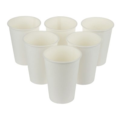 Kelímky papírové 180ml (50 ks) - Bílá