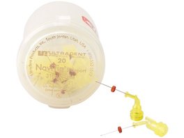 NaviTip™ Double Sideport Irrigator - Packung 20 Stück gelb, Ø 0,28 mm, 31ga, Länge 21 mm