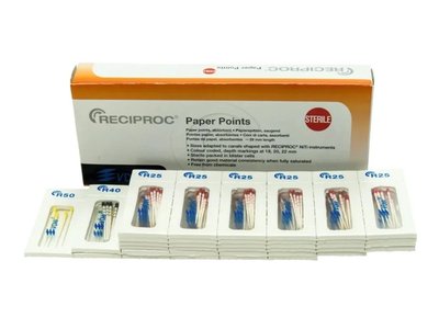 RECIPROC - papírové čepy, sortiment