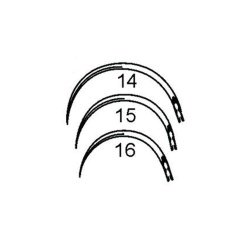 Jehla šicí B16 0.6x18mm 10ks trojhranná