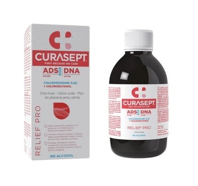 Curasept ADS DNA Relief Pro ústní voda 200 ml