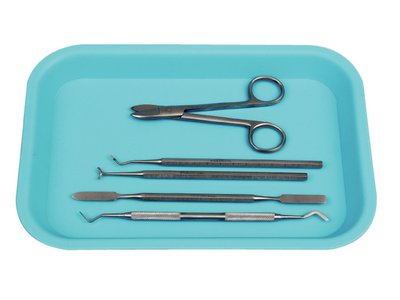 Odkládací tácek, vel. F, světle modrý