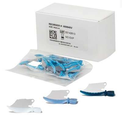 Palodent V3 klínky s plíškem - Large – Bílé