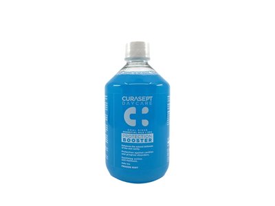 CURASEPT DayCare Protection Booster Frozen Mint ústní voda, extra svěží mentolová příchuť 500ml