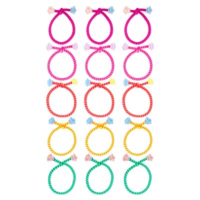 Zabawka - Gumka do włosów wiązana 15 szt.
