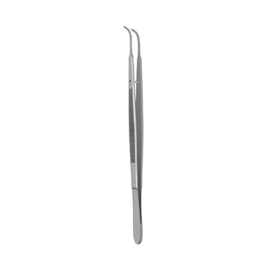 Tissue Pliers Gerald surgical 1x2-angled 18cm