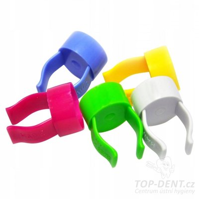 Kerr plastové prstýnky na leštící pastu (mix barev), 1ks