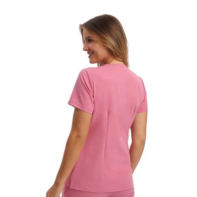 Dámská halena vypasovaná, Elegant Stretch, korálová - XXL