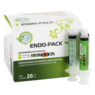 Endo-Pack do preparatu Chloraxid 2% 5 ml x 20 szt. Cerkamed