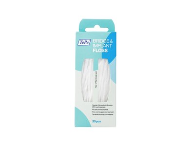 TePe Bridge&Implant Floss dentální nit 30 ks