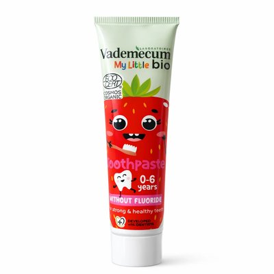 Vademecum Bio My Little Strawberry 0-6 dětská zubní pasta 50 ml