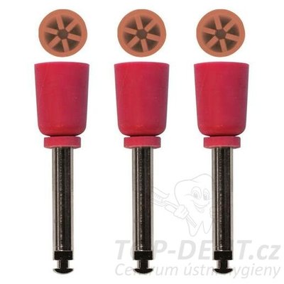 PURE Leštící kalíšky bezlatexové, MĚKKÉ (růžové), 36ks