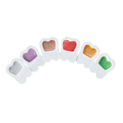 Leštící profylaktická pasta, střední zrnitost, 50 ks - Třešeň