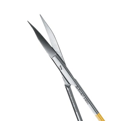 Nůžky Iris č.16 zahnuté vroubkované SC