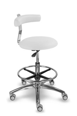 MAYER Stolička s oporou zad 1240 dent, bílá - Mediflex