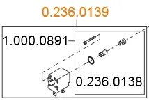 Mikromagnetventil 4W