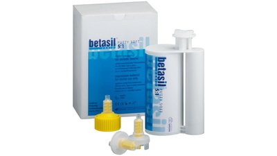 betasil® VARIO PUTTY SOFT - Packung 2 x 380 ml Kartusche 5:1 soft, 1 Fix Cap