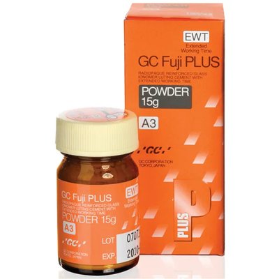 GC Fuji PLUS, EWT, 15 g Powder, A3, EEP