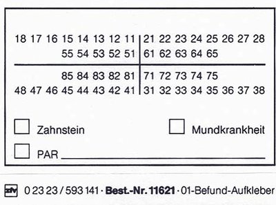 Etikett 01-Befund-Aufkleber