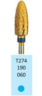 HORICO tvrdokovová fréza TiN - plamienok 6,0 mm