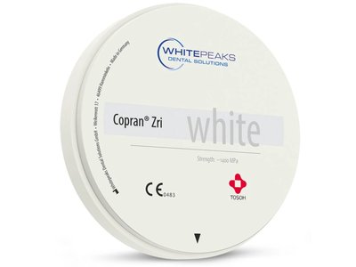 Copran® Zri White/Precoloured 1400MPa – klasický zirkon pro konstrukce
