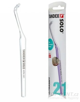 Tandex Solo ULTRA-SOFT jednosvazkový kartáček (krabička), 1 ks