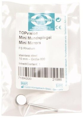 Lusterka rodowane płaskie TOPvision Mini nr 000 10mm 719/000 1szt. Hahnenkratt