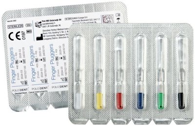 Finger Pluggers POLODENT 25 mm ISO 15-40