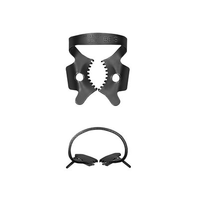 Rubber Dam spona 56S molar, Black Line
